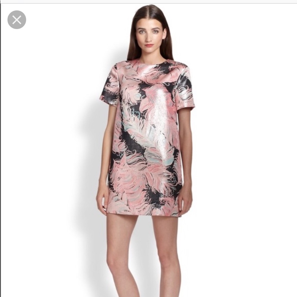 NWT Kate spade regal plumes jacquard dress.